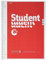 BRUNNEN Collegeblock Student | A4, Lineatur 26, 80 Blatt, rot