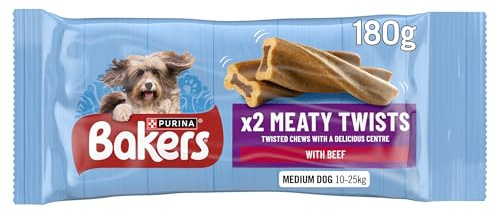 Purina Bakers Meaty Twist Dog Treats, 180 grams