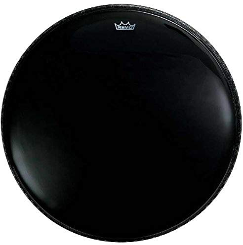 Remo PowerMax Ebony PM-1432-MP 32 Marching Bass Drum Head, Crimplock