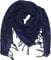 Harrys-Collection PLO Pali Tuch Schal in 20 Farben 100% Baumwolle dick, Farben:marine