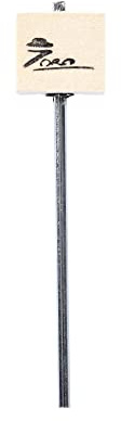 Danmar Bass Drum Pedal Beater - White Felt/Square/Chrome Shaft