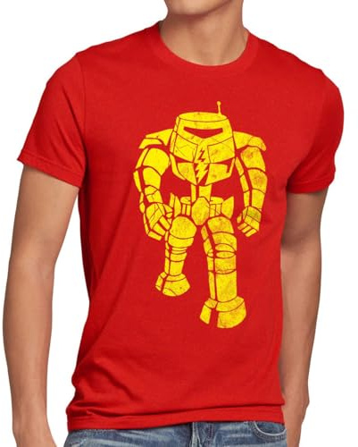 style3 Sheldon Walking Robot Herren T-Shirt