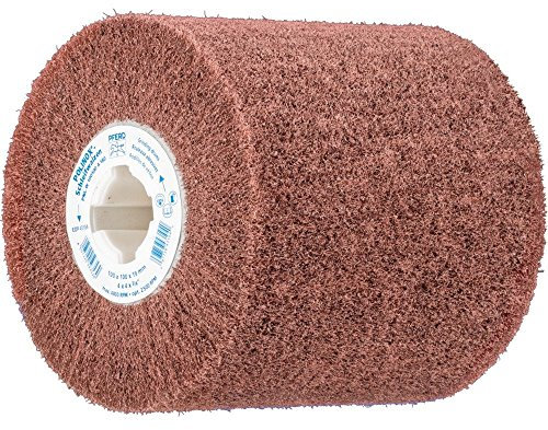 PFERD POLINOX Schleifwalze PNL | 100 x 100 mm, Keilnut 19 mm, Korund A180 | 44641018 – für Feinschliff & Finish