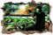 Ultras Hannover Collage 2, 3D Wandsticker Format: 92x62cm, Wanddekoration