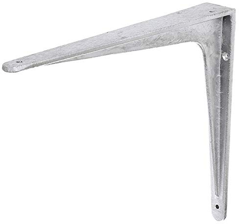Alberts 804053 Konsole aus T-Profil | wahlweise in verschiedenen Ausführungen | Aluminiumguss | Höhe 250 mm | Tiefe 300 mm