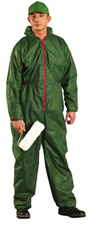 Combinaison jetable avec capuche, 953, vert, xxl