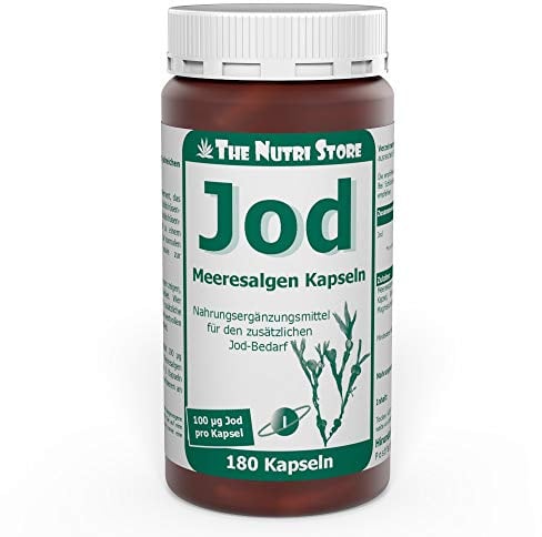 Jod Meeresalgen Kapseln 180 Stk. - The Nutri Store