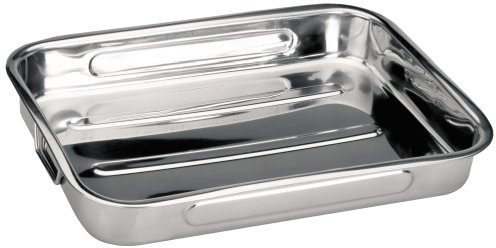 Ibili RUSTIDERA INOX BISTROT 45 CMS, Stainless Steel, Silver, 48 x 34 cm
