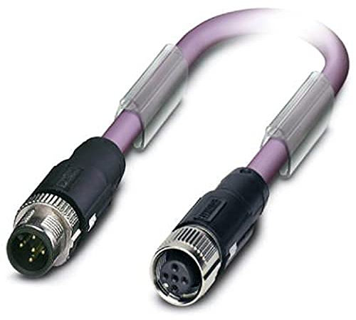 PHOENIX CONTACT SAC-5P-MS/10.0-920/FS SCO circaNopen DeviceNet Bussystem-Kabel, 5-Polig, PUR Halogenfrei, Stecker Gerade M12 Speedcon, A Kodierung, Auf Buchse, A Kodierun, 10m Kabellänge, Violett
