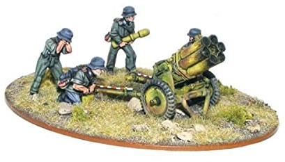 Warlord Games German Heer 150mm Nebelwerfer 41 (1943-45) Metall Modellbausatz Tabletop Gaming Miniature Set Grün