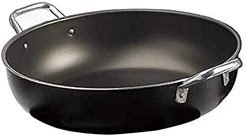 Zanetti Extra Large Tegame 34 cm Diametro, Nero