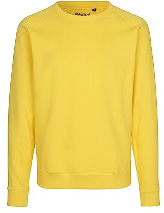 Spirit of Isis Neutral Sweatshirt, 100% Bio-Baumwolle. Fairtrade, Oeko-Tex und Ecolabel Zertifiziert, Textilfarbe: gelb, Gr.: 3XL