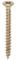 TIMCO Solo Chipboard & Woodscrews - Gold - 4.5 x 45 - Box of 200 - A single thread woodscrew mainly used in various types of timber and man-made boards or into masonry with the use of plastic plug