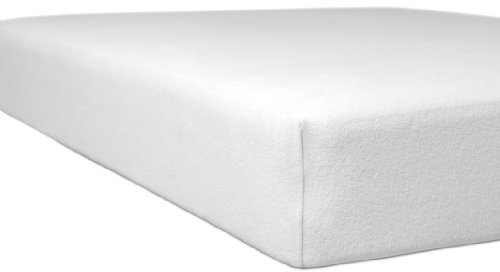 Kneer Spannbetttuch, Baumwoll-Mischgewebe, Weiß, 140 cm x 200 cm