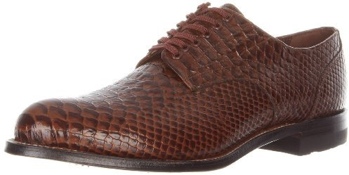 Stacy Adams Madison - Stivali da Uomo con Punta, Braun 055 - Pelle di Serpente, 44 EU