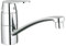 Grohe Eurosmart Cosmopolitan Küchenarmaturen Einhand-Spültischbatterie (DN 15, flacher Auslauf) chrom, 32842000
