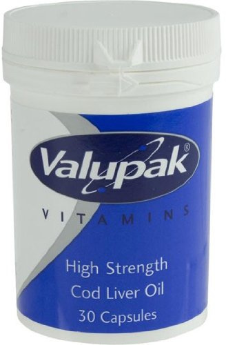 Br Pharmaceuticals Limited Valupak Cod Liver Oil Capsules 550Mg 30 Pack