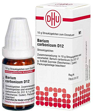 BARIUM CARBONICUM D 12 Globu 10 g
