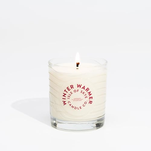 Isle of Skye Candle Company Winter Warmer Island Tumbler | Natural Soy Wax Candle | Handmade in Scotland | Premium Scented Candle | Bespoke Glass Tumbler | 35+ Hours Burn Time