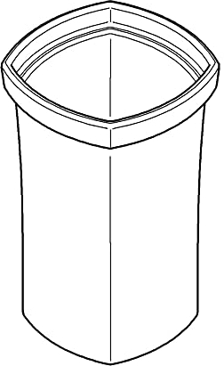 GROHE Ersatzglas für Toilettenbürstengarnitur (Für Grandera Toilettenbürstengarnitur, Herstellergarantie: 5 Jahre), 40671000