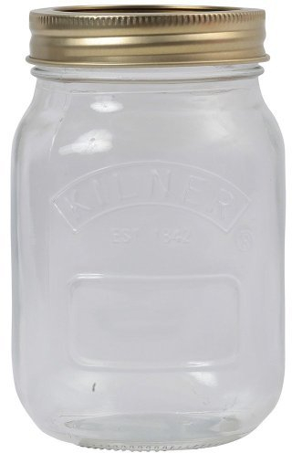 Kilner 0.5 Litre Genuine Screw Top Jar (Pack of 12), Clear, (0025.400)