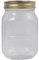 Kilner 0025.400 Lot de 12 bocaux transparents avec couvercle à vis 0,5 l