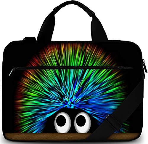 Sidorenko Laptoptasche 15-15.6 Zoll - Notebook-Tasche mit Außentasche für Zubehör - Laptop Hülle für Damen, Herren und Kinder - Laptop Tasche Schmutz- und Wasserabweisend - Laptop Bag