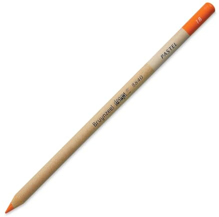 Bruynzeel Pastel Pencils - Permanent Orange - 018 by Canson