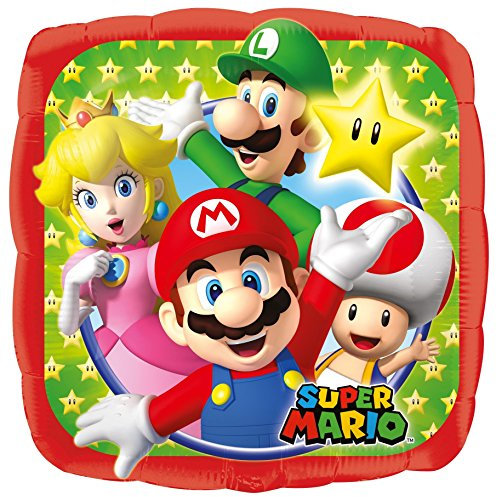 Nintendo Super Mario Bros Folienballon Folien Ballon 43 cm *NEU*OVP*