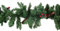 Clever Creations - künstliche Weihnachtsbaumgirlande mit Tannenzapfen & roten Beeren - hochwertig - für drinnen & draußen - Deko für Zuhause & Büro - 9‘ (2,74 m) lang