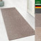 casa pura Teppich Läufer für Küche, Flur & Wohnraum - Teppichläufer auf Maß in Sisal Optik - Meterware - Flurteppich - Küchenläufer - Wohnzimmer Teppich (Kalkuta, Taupe, 66x150cm (BxL))