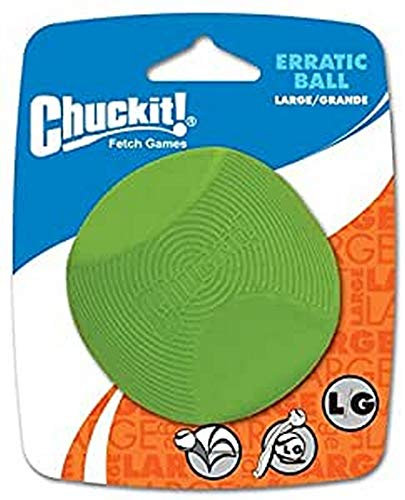 Chuckit! Erratic Ball Hundespielzeug, 7,5 cm, Größe L