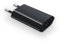 Waytex Chargeur USB 5V - 1A Prise Adaptateur Secteur Universel USB Chargeur pour iPhone, iPad, Smartphone Android Smartwatch, Tablette, Écouteurs, Couleur Noir