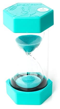 tink n stink Large 4 Minute Sand Egg Timer Size 16cm Turquoise
