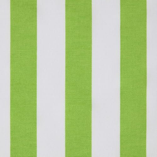 HOMESCAPES Grün-Weiß gestreifter Baumwollstoff Meterware 150 cm breit, Streifen-Stoff zum Nähen, Dekostoff gestreift, Oeko-Tex Stoff 100% Baumwolle, Polsterstoff grün weiß