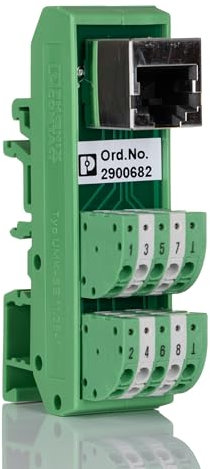 PHOENIX CONTACT UMK-RJ45/S/8PTDA VARIOFACE-Modul mit Federkraft-Doppelanschlussklemmen in Direktstecktechnik,