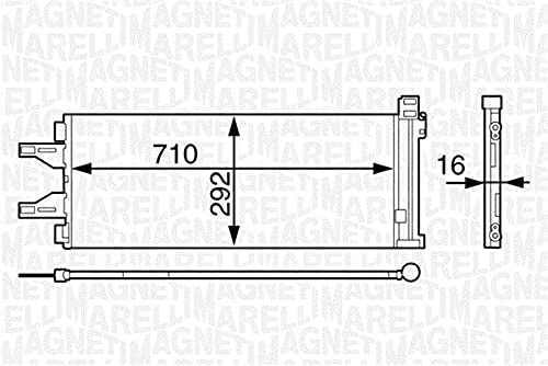Magneti Marelli 350203623000 Kondensator, Klimaanlage