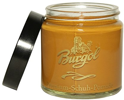 Burgol Premium-Schuh-Pomade Schuhcreme Hellbraun