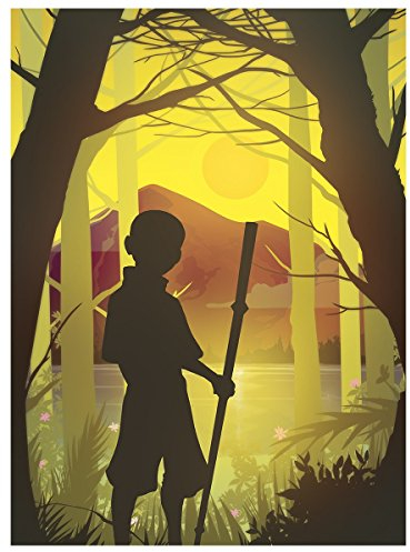 Sonnenuntergang Mini Poster (32x44cm) | Inspiriert von Die Legende von Aang