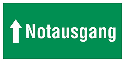 PVC Werbebanner Banner Plane Festival Bauzaunbanner Notausgang Geradeaus