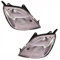 Ford Fiesta MK6 Schrägheck 2002–2005 Chrom Scheinwerfer Scheinwerfer 1 Paar O/S & N/S + Gratis Ultimate Styling-Lufterfrischer