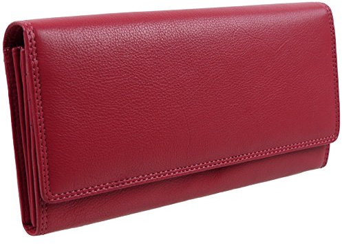 New Ladies Larger Leather Purse/Wallet by Visconti HERITAGE COLLECTION Gift Boxed 4 Colours