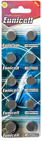 Eunicell AG8 (1 Blistercard = 10 Batterien) 1,5V Alkaline EINWEG Markenware