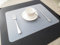 Tischset Platzset Clest F&H Silikon Sets Transparent Platzmatte gewebt aus Kunststoff 40x30 cm(2er Set)