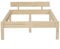 TUGA - Holztech Naturprodukt MASSIVHOLZBETT DAYBETT MASSIV Holz Bett HOLZBETT FSC 300Kg 200 x 220cm unbehandelt EXTRA HÖHE 48cm