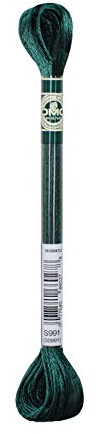 Dmc Satin Floss 8.7Yd-Dark Aquamarine