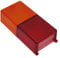 Replacement lens for rectangular 4 function trailer combination lamp: Stop/tail/indicator & number plate