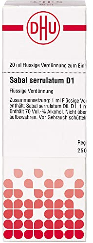 Sabal Serrul. D1 Dilution 20 ml