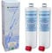 2 x Finerfilters Compatible Abode Water Filter Cartridge (AT2002 Safelock to Fit All Aquifier Taps)