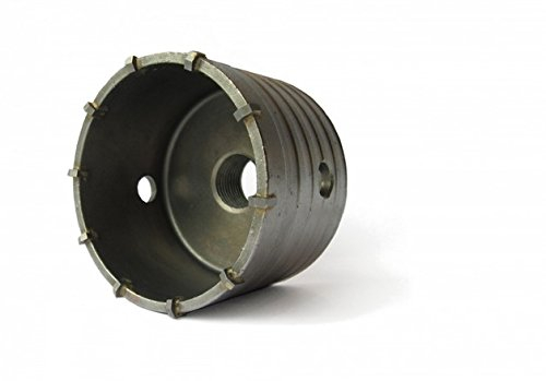 Weischer® - Bohrkrone Schlagbohrkrone Ø 75 mm | M22-Gewinde | Dosenbohrer für Beton, Mauerwerk, Ziegel | langlebig & präzise | 55 mm Nutztiefe